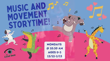 Music and Movement Storytime at the Kingston Public Library