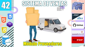 42 MÓDULO PROVEEDORES del Sistema de Ventas con (PHP y MySql) FullStack