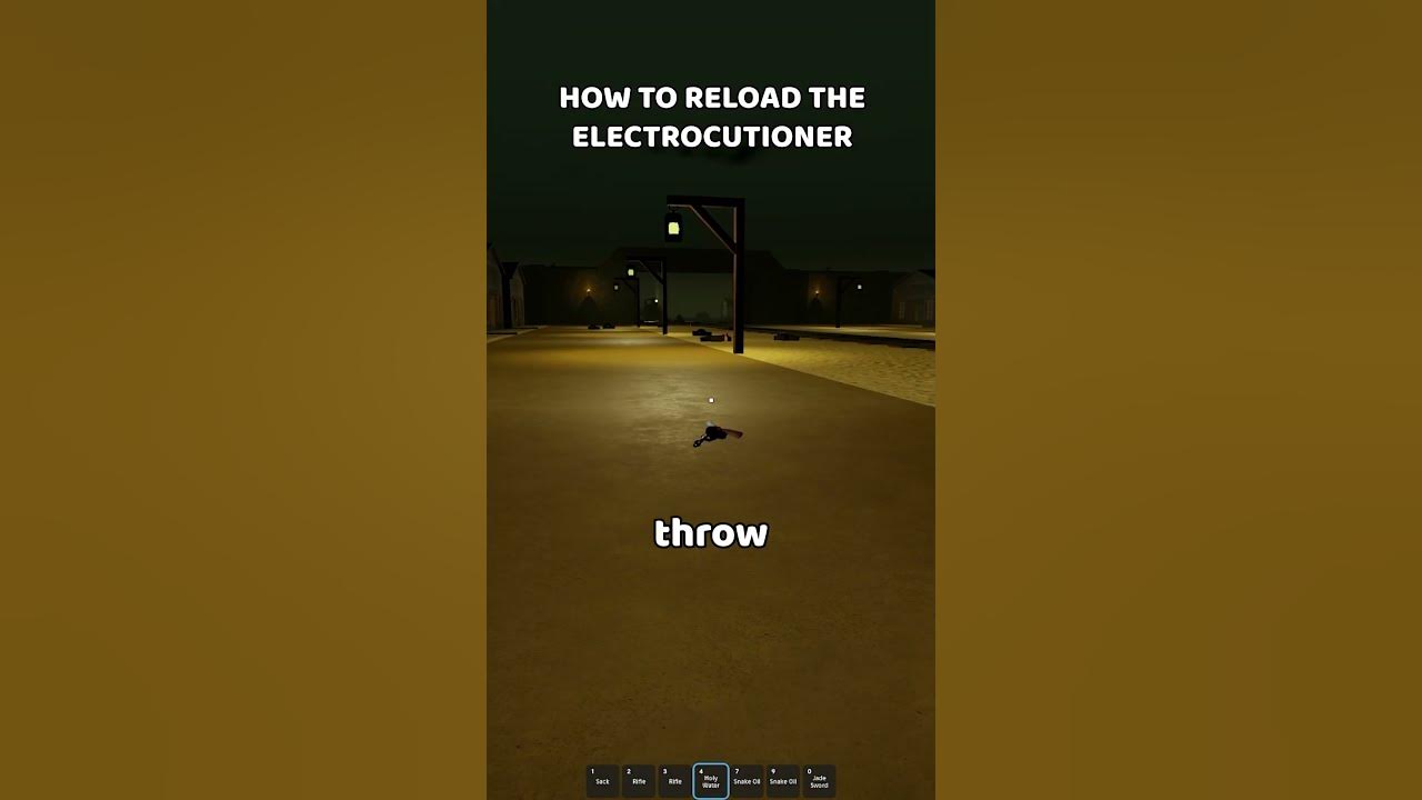 How to reload the electrocutioner in dead rails roblox shorts 
