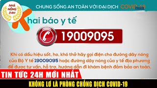 Tuyệt đối không lơ là với Covid-19 | Cập nhật tình hình dịch covid-19 | Dịch corona ở Việt Nam