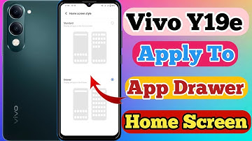 Vivo Y19e App Drawer Setting Kaise On Kare // How To App Drawer Setting On Vivo Y19e