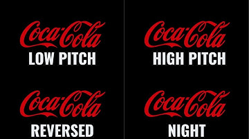 Coca Cola Logo Animation Intro Sound Variations