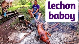 Lechon Baboy (roast pig Filipino style) - birthday celebration
