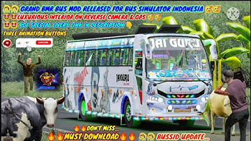 NEW GRAND BMR NABEEL BUS MOD RELEASED FOR BUSSID || FREE MOD || BMR MOD ||
