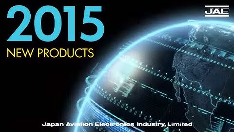 JAE Latest Industrial Application Connectors (2015)