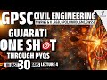 Gujarati One Shot Lecture 4 for GPSC Civil Engineering 523 Post | GPCB | IRRIGATION GWSSB|R&amp;B