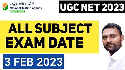 LATEST UPDATE!OFFICIAL UGC NET SUBJECT WISE EXAM DATE 2023 | UGC NET 2023 | UGC NET EXAM 2023