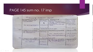 B.COM SEM 5 ACCOUNTING 5  SINGLE ENTRY PART 3 (A) BY PROF. NIDHI RAVAL