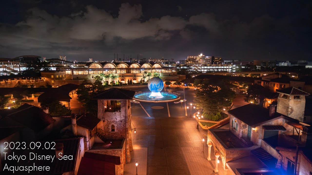 東京ディズニーシー アクアスフィア / Tokyo Disney Sea Aquasphere 4K 2023/09/02 YouTube