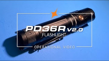 Fenix PD36R V2 0 Flashlight Operational Demonstration Video