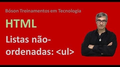 Curso de HTML e CSS - Listas Não-Ordenadas