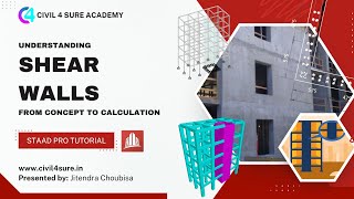 Understanding Shear Walls in Civil Engineering | STAAD Pro + RCDC Connect  Edition