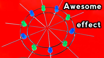 Super Single Line Running LED Chaser | Awesome Effect | Simple Circuit without pcb