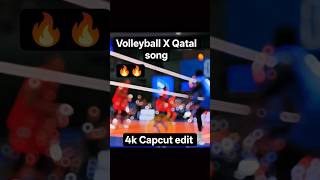 Volleyball smashs X Qatal songs video nonstop smashs best editing Capcut 4k editing