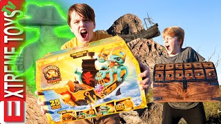 Treasure X Sunken Gold Pirate Ship! Can Ethan and Cole Break the Curse of Davy Jones!