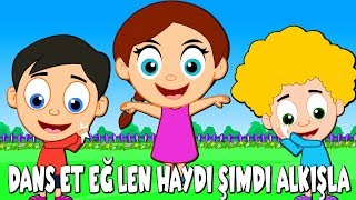 Dans et eğlen haydi şimdi alkışla | If you are happy rhyme in Turkish | Çizgi Film Bebek Şarkıları