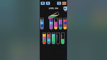 Water Color Sort Level 296 297 298 299 300 WalkThrough Solution Gameplay