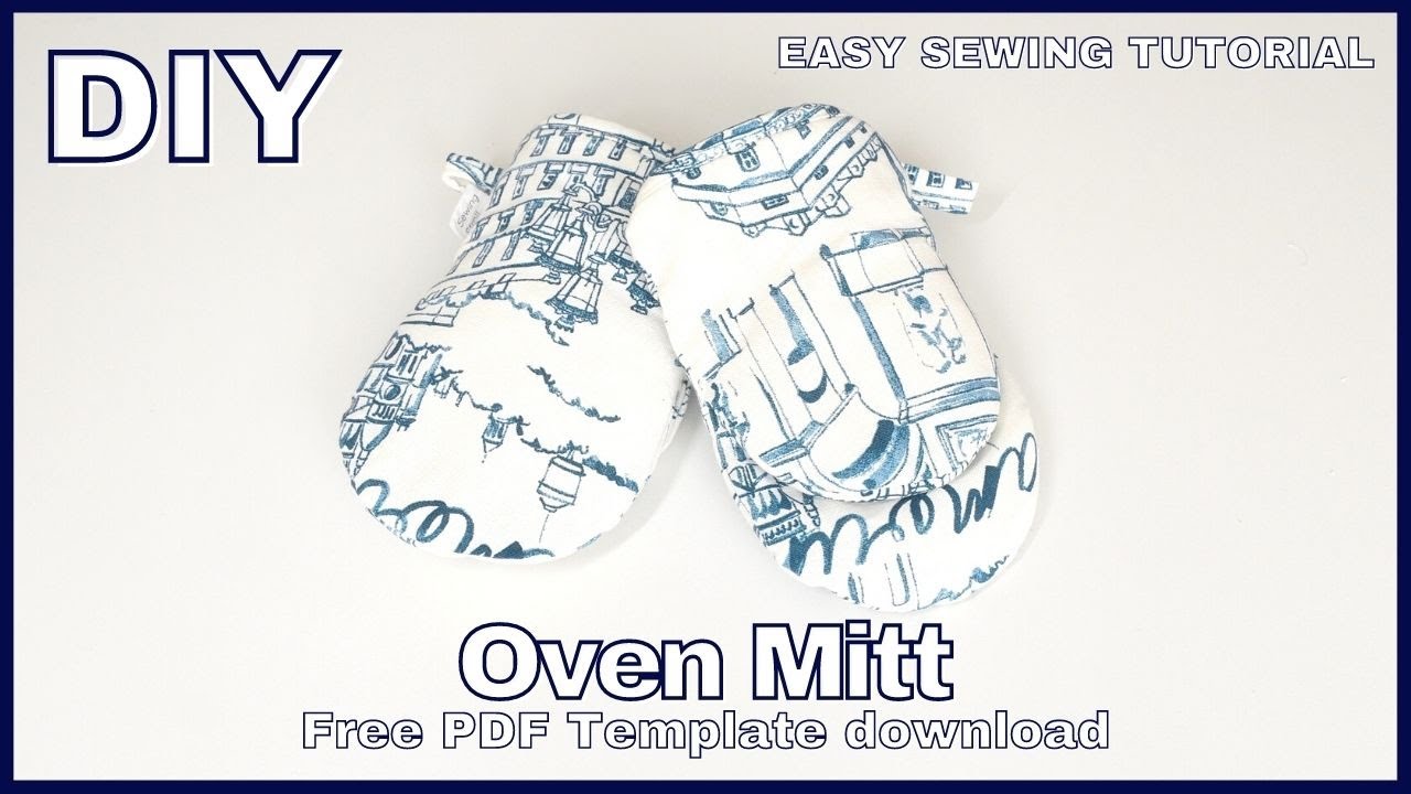 FREE PDF PATTERN- Oven Mitt Pattern for Adults, Kids & Dolls