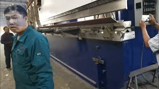 WC67Y-400T6200 NC PRESS BRAKE E21 controller- TUTORIAL: LEARN HOW TO CHECK THE BENDING ACCURACY