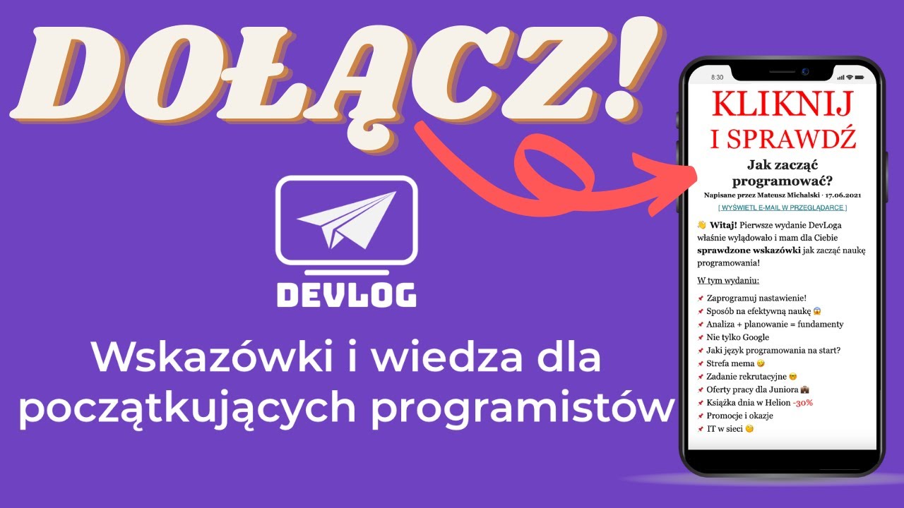 [VLOG] Mój nowy projekt - devlog.it