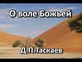 О воле Божьей. Д. П. Таскаев. Беседа. Проповедь. МСЦ ЕХБ.