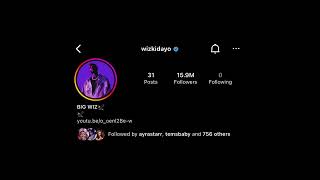 Wizkid Unfollows Chris Brown, Olamide, Omah Lay and every other persons on his Instagram.