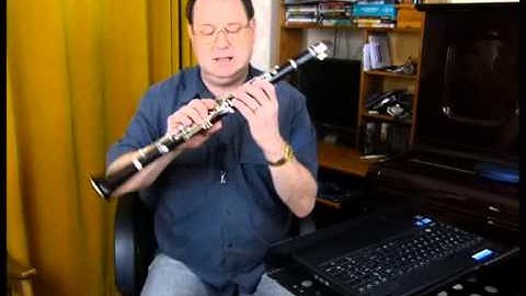 Clarinet Lesson Playing Low F to G Sharp    CCGd1L12movingfromG#toLHFExs10&11