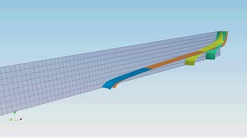 Modeling and Analysis between 5 Newtonian Fluids in OpenFOAM - Animation 1