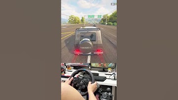 Have you ever seen a G63 AMG Wagon cut through traffic? 🚛 #shorts #amg #gaming #steeringwheel