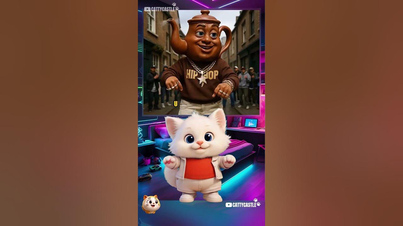 Cute Cat Singing and Dancing — Brainrot Gang Tung Tung Sahur! 🐱🎤🤪