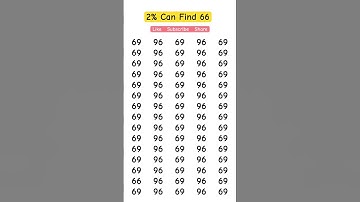 Can You Spot the Number 66 in Just 5 Seconds? #start_quiz