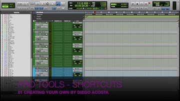 01 Pro Tools Shortcuts   Create your own