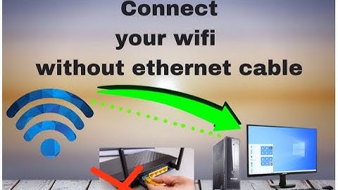 How to Connect Wifi to your Desktop Computer without cable