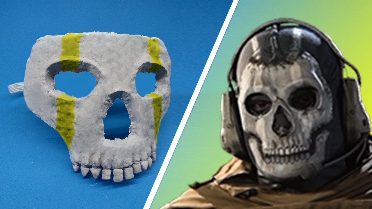 New 3D Call of Duty 6 Modern Warfare 2 Ghost Skull Full Face Ghost Mask