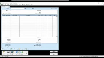 "How to enter a sales return transaction on the myob application"