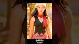 If ポケモン pokemon -  DAWN ヒカリ were REAL #pokemon #shorts #animeshorts