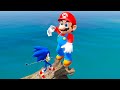 GTA 5 SONIC VS MARIO Epic Ragdolls Ep.2 (Euphoria Physics Funny Moments)