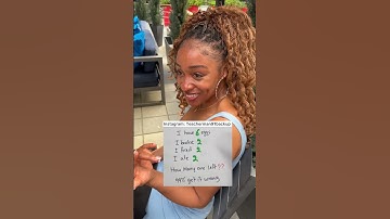 I have 6 eggsI broke 2 I fried 2 I ate 2 How Many are Left?? 99% get it wrong