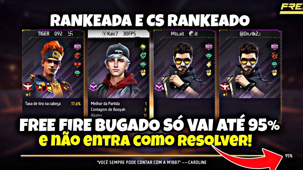 Garena Free Fire - Mandou bem nessa temporada de CS Ranqueado? Comenta aqui  embaixo qual foi o nível que você terminou!