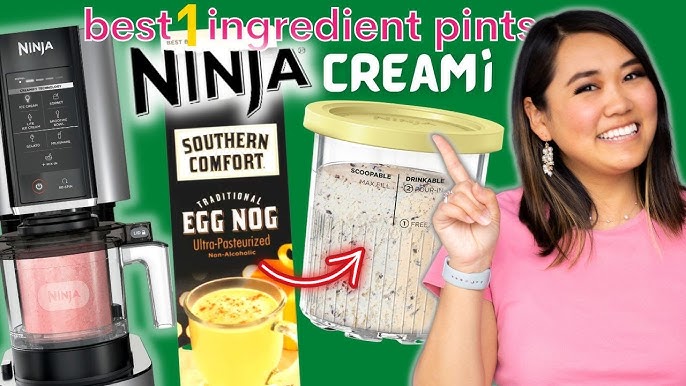 Ninja Creami NC301RD, máquina para hacer helado, gelato, malteada, sorbetes  y batidos, 7 programas de un solo toque, plateado