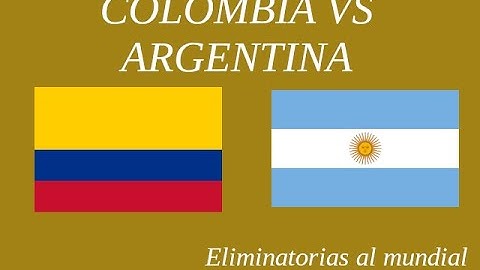 COLOMBIA VS ARGENTINA - ELIMINATORIAS A SUDÁFRICA 2010 - GOL CARACOL 2007 (NARRA JAVIER FERNÁNDEZ)