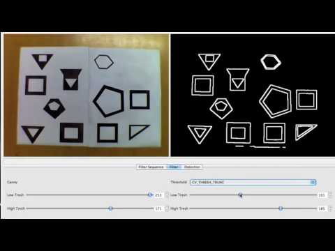 opencv detecting shapes - YouTube