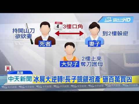 20180912中天新聞　冰屍大逆轉！兒覬覦祖產百萬買凶　母子收押禁見