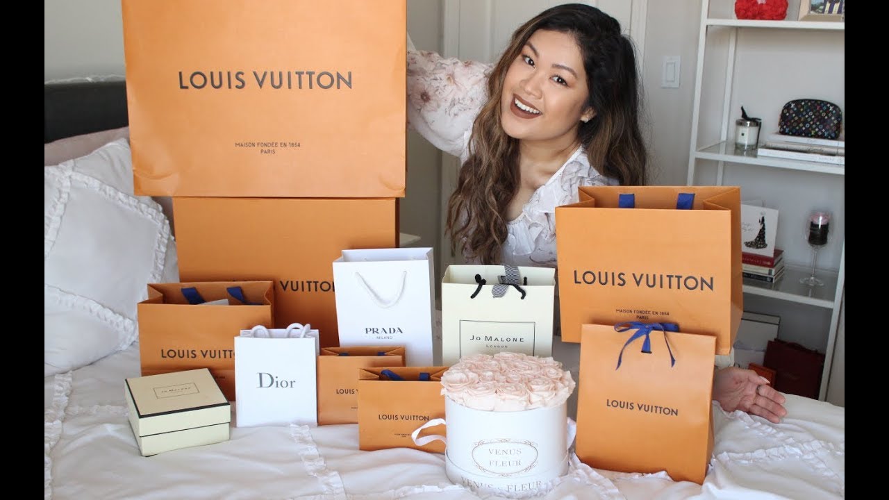 LUXURY WHAT I GOT FOR MY BIRTHDAY 2019! | Louis Vuitton, Dior, Prada and more! - YouTube