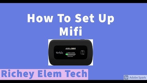 Setup Verizon Mifi
