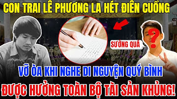 Chấn Động : Con Riêng Lê Phương Được Gọi Tên Là NGƯỜI THỪA KẾ DUY NHẤT Của Quý Bình!