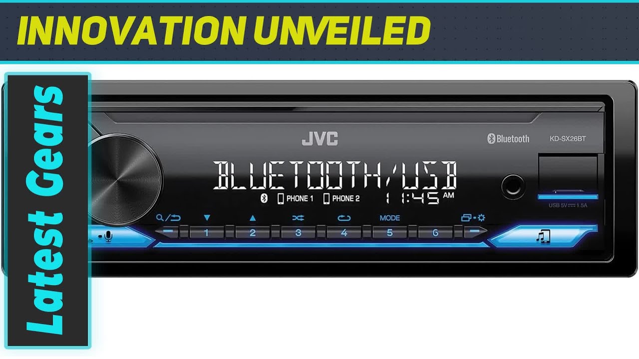 JVC KD-SX26BT Bluetooth Car Stereo Receiver: Elevate Your Driving
