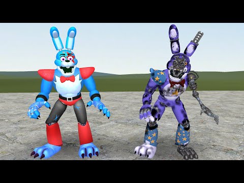Glamrock Bonnie over Freddy [Five Nights at Freddy's Security
