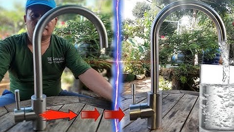 Cách sửa Vòi nước Rửa Chén Bát và Mẹo Làm mới Chỉ 5 Phút