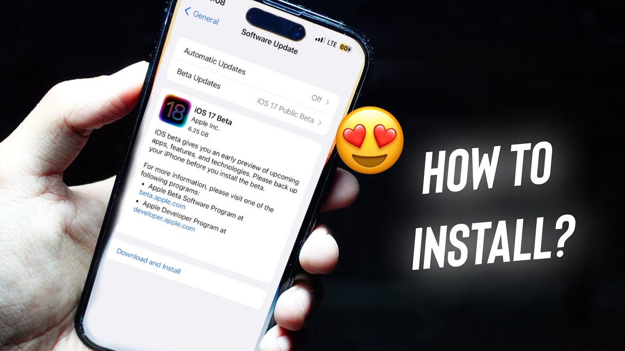 How to install iOS 18 Beta 1 - install iOS 18 Beta For FREE - YouTube